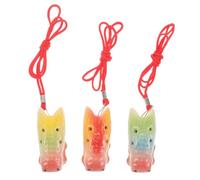 Mini Ocarina Forme Cigale en Céramique 3 Pièces, à 4 Trous | Son Clair et Stable, Format Poche Portable, pour Débutants et Famille, Usage Extérieur