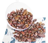 Mini Oeil de tigre rouge polies de Cristal, Quartz Mini Agate Rouge Naturel de 500g, Petite Passée Chips écrasé Pierre Guérison Reiki Cristal Bijoux Décoration de la Maison