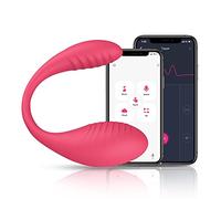Mini Oëuf Vîbrant Femme Cliťöriđien Díscret avec TéLéCommande sans Fil Telèphone, Oéuf Vîbròmàsseurs Feminín Connecté Silicone Masséur à Distance Petit Oèuf Vibrö Vîbrant Sëxuëlle Femme