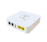 Mini-onduleur ou Mini SAI AC-DC | Batterie Interne Haute capacité | Sorties 5V + 9V + 12V et PoE | Protection Contre Les coupures de Courant et Les surcharges | Routeurs et appareils, 8800 mAh