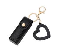 Mini Organiseur De Rouge À Lèvres, Étui Portable Pour Rouge À Lèvres | Petit Sac Cosmétique | Étui De Rouge À Lèvres En Cuir PU Avec Pendentif En Forme De Cœur, Pour Parfum, Vernis À Ongles, Porte-mon