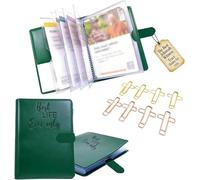 Mini Organiseur De Service Sur Le Terrain, Portefeuille D'étude Biblique Multifonction Pour Témoins De Jéhovah Pionniers, Fournitures Ministérielles (Vert)