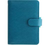 Mini organiseur - FILOFAX - Aqua-marine - Couverture rigide - Pochettes de rangement - Coins arrondis