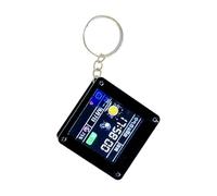 Mini ornement d'affichage - Téléviseur de bureau de 4,8 cm, décor électronique portable, cadre photo numérique WiFi | Écran intelligent avec temps alimenté par, accessoire de bureau personnalisé