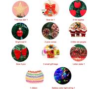 Mini ornements LED pour sapin de Noël,Décoration de sapin de Noël