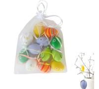 Mini Ostereier,Ostereier Mit Glitzer,Ostern Deko Eier Konfetti Bunt,Klein Basteln Bunte,FüR Easter Glitzer Kleine Osterdeko,Streudeko Egg,Osterei-Eier-Ornamente