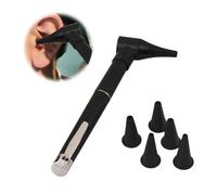 Mini Otoscope Oreille, Ensemble de Spéculum Auriculaire, Otoscope Grossissement 3X, Outil de Vérification de L'oreille, Stylo Otoscope avec 5 Têtes Remplaçables pour L'examen de L'oreille