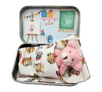 Mini ours en peluche « A Little Pocket Bear Hug » dans une boîte en étain