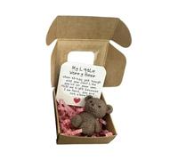 Mini ours fait à la main dans une boîte - Ours dans une boîte - Jouets et peluches - Cadeau pour enfant