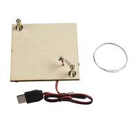 Mini outil de coupe thermique pour la découpe de ruban de corde artisanale, machine de découpe à chaud avec design en bois et cuivre, alimentation USB 5 V2 A, base de 10 x 10 cm, compatible avec les