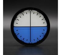 Mini outil de niveau en aluminium 60 x 10 mm avec plage de mesure de 0 à 90° pour le travail du bois et des machines, règle d'angle compacte et légère avec (noir et bleu)