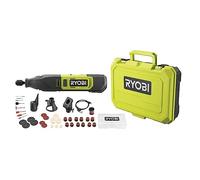 RYOBI Mini-Outil Rotatif RRT12-120BA335 - 35 Accessoires Inclus, Vitesse Variable, Moteur 12V - Gravure, Ponçage, Polissage et Découpe de Précision - Coffret Complet