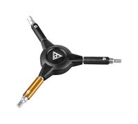 Topeak Clef à 3 bras en Y Y-Hex Speed Wrench – 4/5/6 mm – Noir – Universal