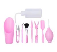 Mini Outils de Jardin 9 pièces, Outils complets pour Plantes d'intérieur Comprenant Un Flacon Goutte à Goutte, Un souffleur de poussière, Une Pince à épiler, kit d' bonsaï Plus Portable p