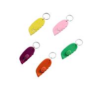 Mini Ouvre-boîte Rétractable,5 pièces Coupe-courrier avec Lame de Sécurité Ouvre-Boîte Porte-Clés Couteau de Coupe Portable Rétractable Cutter de Sécurité