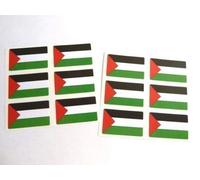 Mini Pack Autocollant, 33x20mm Rectangle, Autocollantes Palestine Étiquettes, Drapeau Palestinien Autocollants