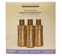 Mini pack lissage brésilien EcoKeratin Brasil Cacau Cadiveu 3 x 110 ml