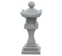 Mini Pagode Japonaise en Résine, Lanterne Imitation Pierre, Décor Zen | Statue Miniature pour Jardin, Aquarium, Pièce Zen, Finition Soignée, Ambiance Asiatique, Micro Paysage