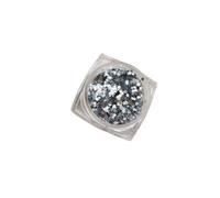 Mini Paillettes for Nail Art en Forme d'étoile à Cinq Branches, 1 mm, Or/Argent, Petites étoiles, Autocollants for décoration d'ongles, Outils for Nail Art, manucure, décoration d'ongles(Silver)