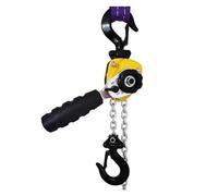 Mini palan à levier à cliquet 500 kg - Palan manuel à chaîne pour levage robuste - Design compact - Capacité de 250 kg à 1500 kg - Idéal pour garage, entrepôt et construction