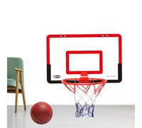 Mini Panier de Basket au-Dessus de la Porte - 40 x 26 x 5 cm - pour l'intérieur et l'extérieur - avec Ballon et Pompe - Petit Panier de Basket pour à partir de - Panier Suspendu Mural sans