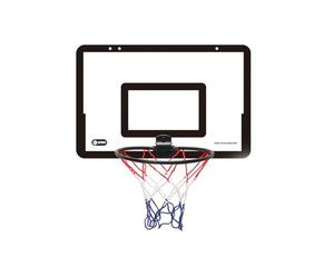 Mini Panier de Basket au-Dessus de la Porte - 40 x 26 x 5 cm - pour l'intérieur et l'extérieur - avec Ballon et Pompe - Petit Panier de Basket pour à partir de - Panier Suspendu Mural sans