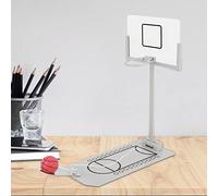 Mini Panier de Basket-Ball de Bureau, Machine de Basket-Ball à Ressort Durable, pour Voyage de Bureau, Métal et Plastique, 8,1x3,7x9,4 Pouces