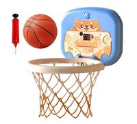 Mini panier de basket-ball intérieur - Panier mural pour tout-petit, jouet interactif de sport intérieur avec tableau de bord pour famille école adolescents