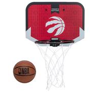 Mini panier de basket Franklin Sports NBA Toronto Raptors à suspendre au mur - Mini panier de basket d'intérieur pour enfants avec ballon de bask