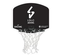 Mini panier de basketball Asvel Euroleague 2025/26 Noir TU
