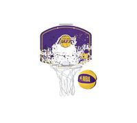 Wilson - Mini panier de basket NBA - Los Angeles Lakers - Violet - Taille unique - Pour adulte