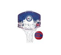 Mini Panier - NBA - Philadelphia 76ers - Bleu - Taille Unique - Montage à monter soi-même