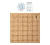 Mini panneau en macramé, 20 x 20 cm, tableau de projet en macramé portable double face - Créer des créations de macramé et de nœuds, projet de bracelet avec instructions incluses