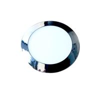 Mini Panneau LED 24W Encastré Rond V-TAC Lumière Chaude/Froide Cromo