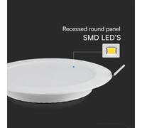 V-TAC VT-61024 78681 Panneau LED encastrable CEE: E (A - G) 24 W blanc neutre blanc