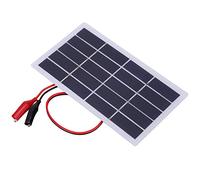 Mini Panneau Solaire 2W 5V, Panneau Solaire Bricolage en Silicium Polycristallin, Chargeur de Batterie de Panneau Solaire Portable, 173x99mm