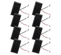 Mini panneau solaire 5 V 60 mA pour électronique pour cellules solaires à monter soi-même pour charger de petits appareils et projets (1 pièce)