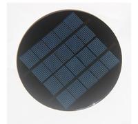 Mini panneau solaire rond de 120 mm avec transmission lumineuse avancée et puissance de 1 1 W
