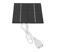 Mini panneau solaire USB 1,2 W 5 V, portable et léger, en silicium polycristallin, pour recharge de téléphone portable, camping et extérieur