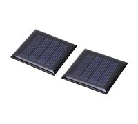 Mini Panneaux Solaires 2V, 2 Pièces, Cellules Polycristallines 40x40mm, Adaptés à L'éclairage Solaire de Jardin, aux Petits Systèmes Ménagers