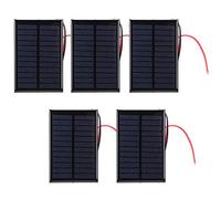 Mini Pannel Solaire Module DE Power Place Haute EFFICICATION 6V0.6W 30 CM Lignes DE LA Ligne Noir Rouge