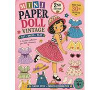 Mini Paper Doll Vintage - Volume 2: Cut and Dress Up Dolls for Kids | 30+ Cute Outfits | Creative Play Activity Book for Girls Ages 4-8