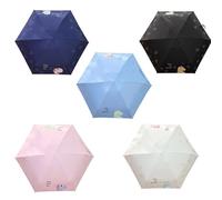 Mini paraguas de dibujo de dinosaurio para niños, sombrilla Anti-UV de bolsillo, a prueba de viento, compacto, para lluvia