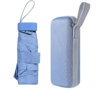 Mini Parapluie Compact, Parapluies Pliants, petit Parapluie Pliant Compact, Umbrella protection UPF 50 contre les UV (99,9 %) portable contre la pluie et le soleil, pour femmes et hommes