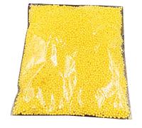 Mini particules de mousse en polystyrène - Billes en polystyrène pour Slime - Loisirs créatifs - Fournitures de bricolage - Décoration de fête de mariage, jaune, Small
