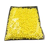 Mini particules de mousse en polystyrène - Billes en polystyrène pour Slime - Loisirs créatifs - Fournitures de bricolage - Décoration de fête de mariage, jaune, Taille L