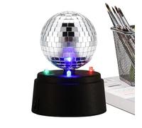 Mini Party Light - Ball Disco De Fête À Batterie Compacte | Mirror Stage Light For Dancing, Petite Lumière Colorée Pour Les Bandes, Les Barres, Les Mariages, Les Événements À Domicile, La Décoration D