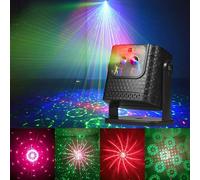 Mini Party Light DJ Disco Light Activation Son Télécommande pour Fête d'anniversaire Festival Accueil