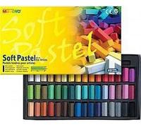 Mini Pastels secs Carrés Mungyo Boite 48 pièces