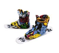 Mini Patins à Finger - Mini Patins de 3,54 pouces | Pp Fun Toy - Fingerboard Roller Skateboard pour Party School Collection Soulagement du Stress et Développement de l'agilité avec Breakdance